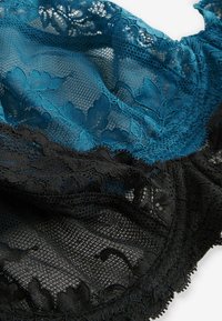 Next 2 PACK DD NON PAD PLUNGE - Sutien triunghi - black teal