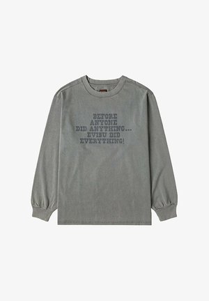 Evisu T-SHIRT FIRE DAICOCK - Maglietta a manica lunga - light grey