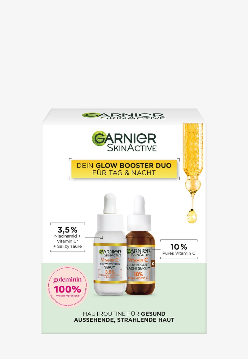 Garnier - VITAMIN C GLOW BOOSTER SERUM DUO - Ansiktsvårdsset, Förstora