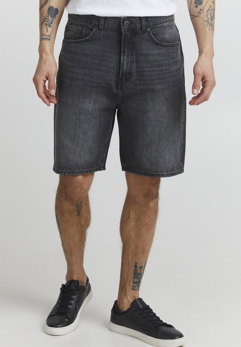 Solid SDBRAYSON STRAIGHT FIT - Kratke hlače od trapera - black vintage denim
