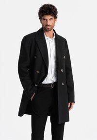 OVER - Pitkä takki - black