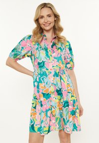 usha Abito a camicia - green multicolor