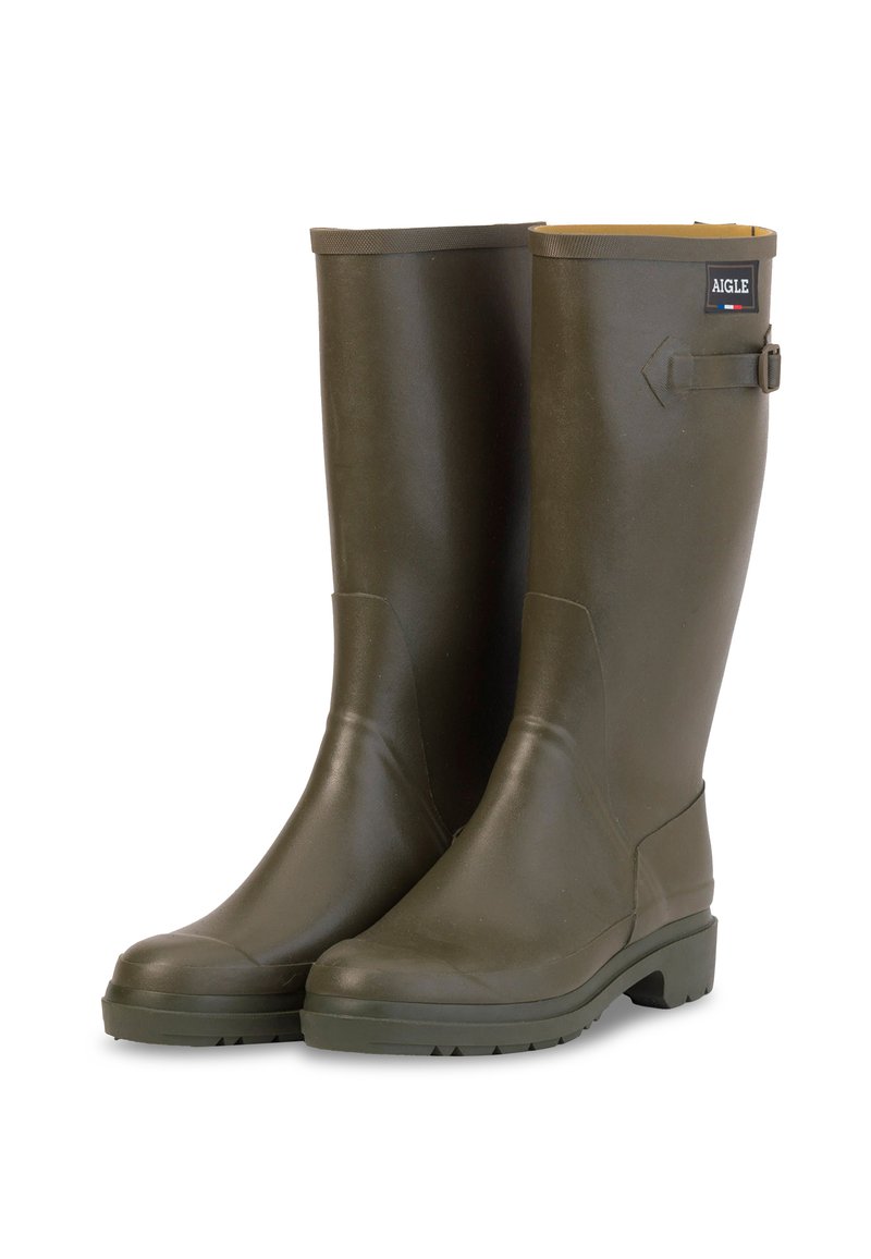 Aigle CESSAC Bottes en caoutchouc khaki/olive