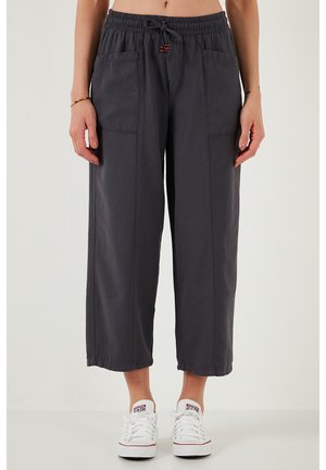 LELA Pantalon classique - anthracite