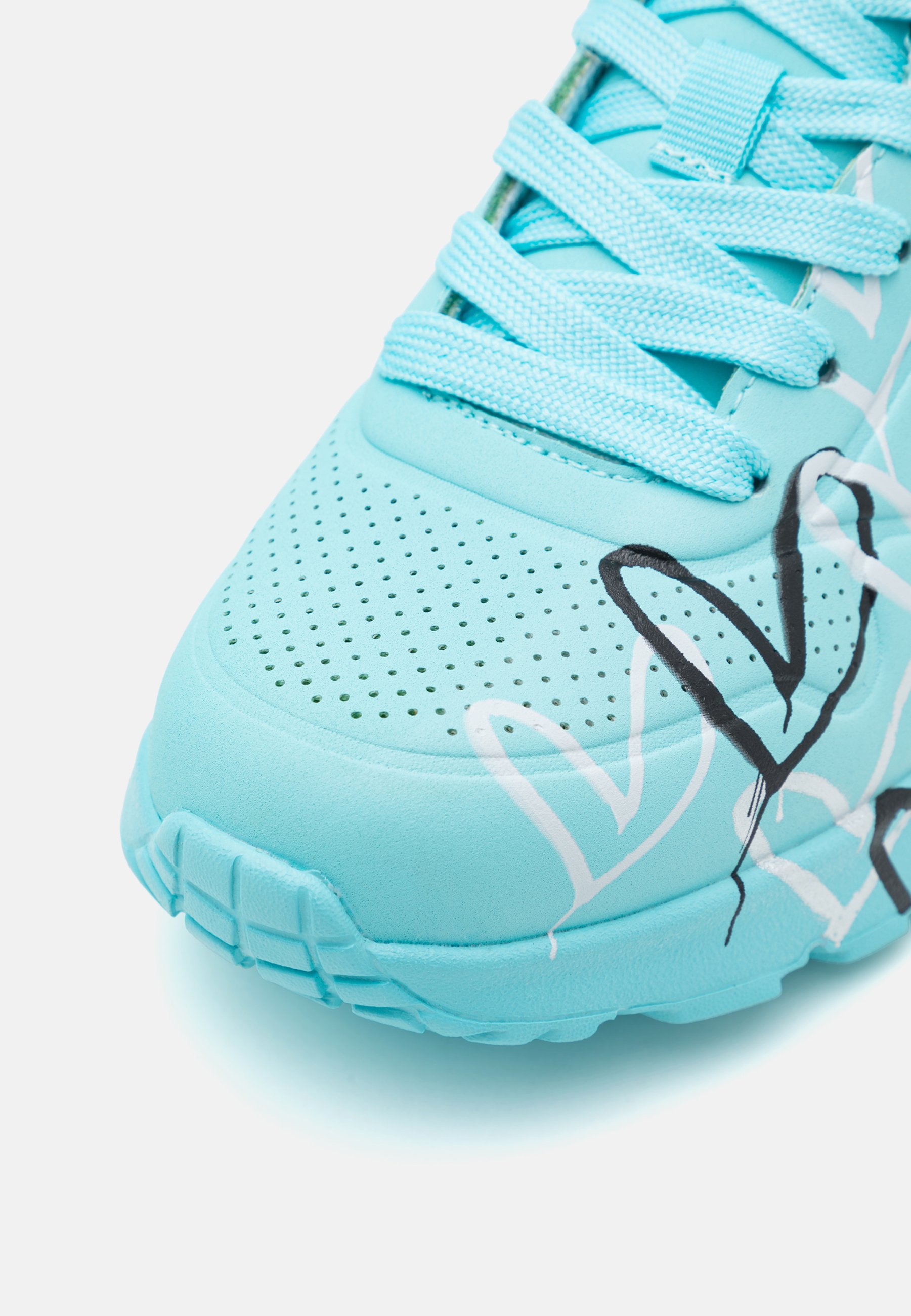 Skechers UNO LITE - Sneakers low - turquoise/multi-coloured