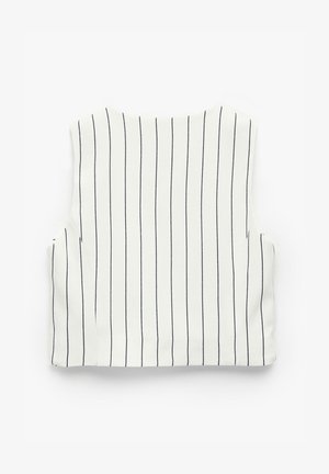 Koton, STRIPED CROP - Waistcoat - dark blue