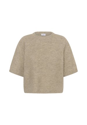 Saint Tropez, TABANASZ SS PULLOVER - T-shirt basic - weathered teak melange