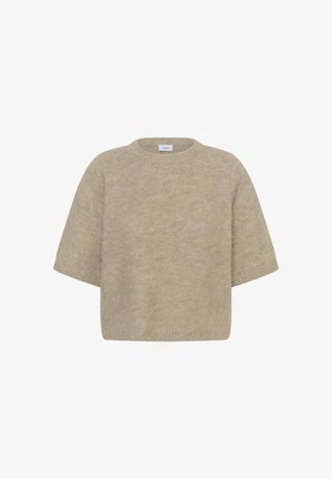 Saint Tropez, TABANASZ SS PULLOVER - T-shirt basic - weathered teak melange
