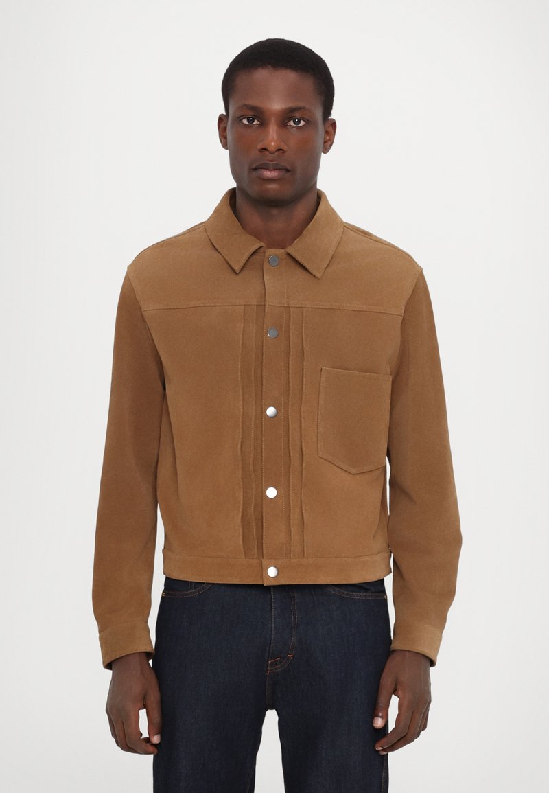 Emporio Armani - Veste en cuir - rubber, Agrandir