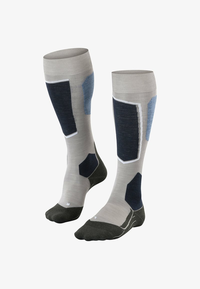 FALKE SK6 PRO SKIING - Calzettoni - m grey mel