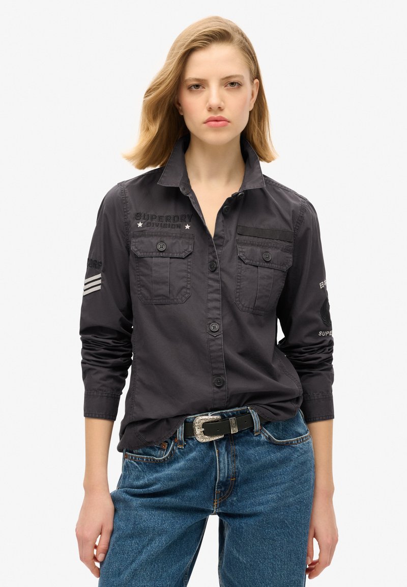 Superdry & Co MILITARY - Blusa - blackboard
