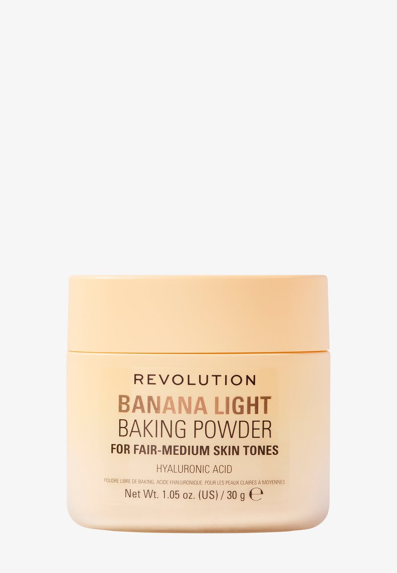 Makeup Revolution - REVOLUTION LOOSE BAKING POWDER - Setting Spray & Powder - revolution loose baking powder banana light, Forstørre