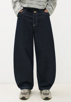 Bershka, - Jeansy Relaxed Fit