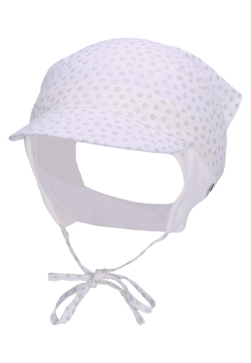 Sterntaler Cappellino Bimba In Cotone Ed Elastan - Con Nastrini, Taglia 37 (2-3 Mesi), Blu - 4