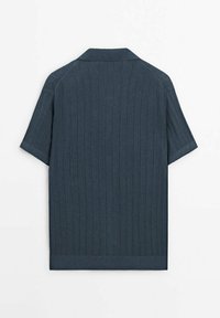 Massimo Dutti SHORT SLEEVE - Shirt - dark blue