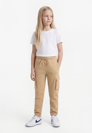 Friboo 2 PACK UNISEX - Joggebukse - beige/black