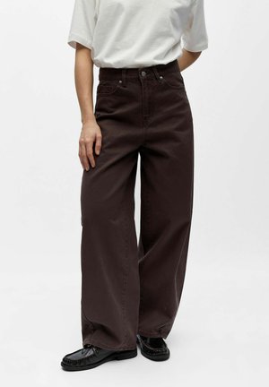 BARREL FIT - Wide leg - seal brown