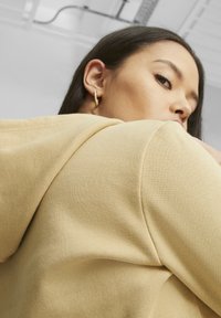 Puma LOGO HOODIE - Mikina s kapucňou - sand dune