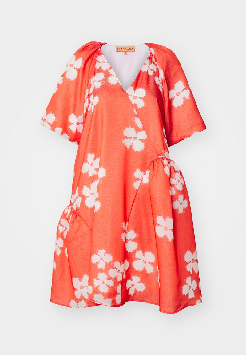 Stine Goya Jurk koraalrood