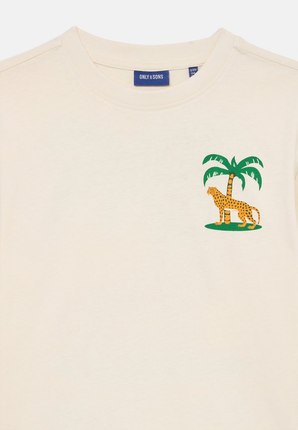 OSJJANLO LIFE LOOSE TEE  - Print T-shirt - tofu3