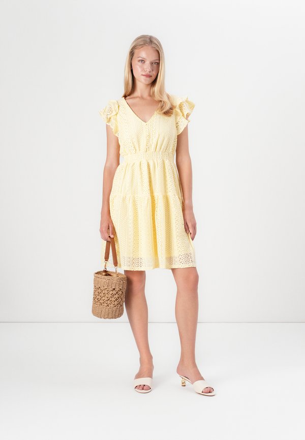 VMHONEY V NECK SHORT DRESS - Day dress - anise flower4