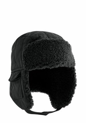 QUILTED TRAPPER - REGULAR FIT - Mütze - black