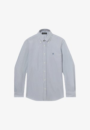 Brooks Brothers, REGULAR FIT SEERSUCKER SHIRT WITH BUTTON DOWN COLLAR - Hemd - navy