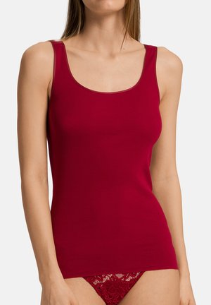Hemd - red dahlia