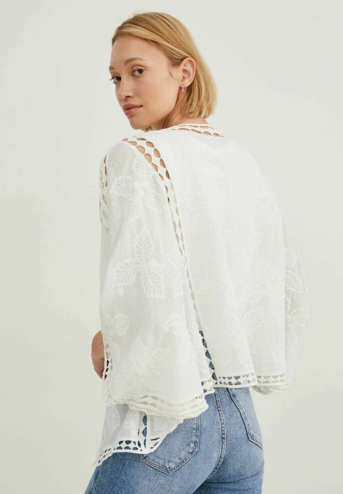 C\u0026A Chaqueta de punto - cremewhite/blanco - Zalando.es