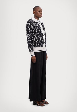 AYLA CARDIGAN - Cardigan - white/black
