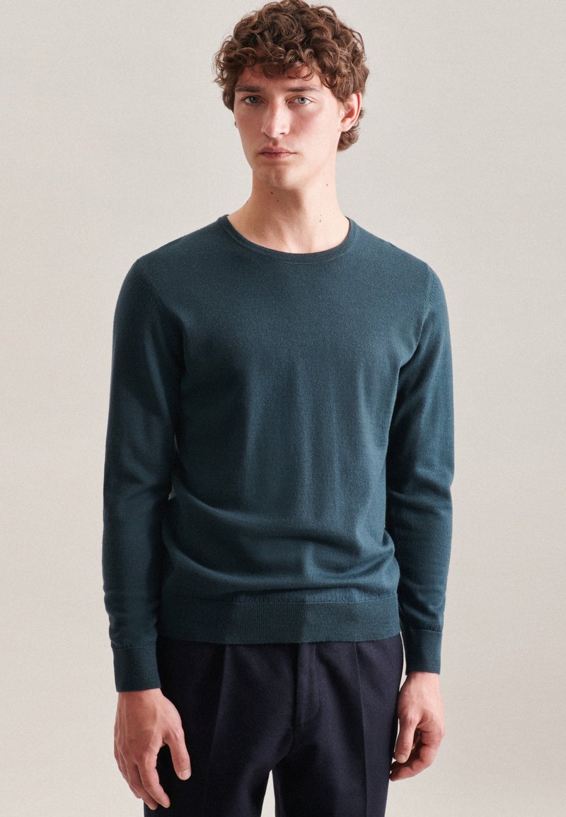 Seidensticker PULLOVER SCHWARZE ROSE - Pullover - green