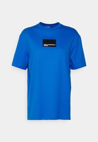 Karl Lagerfeld Jeans SHORT-SLEEVED - Apdrukāts T-krekls - blue