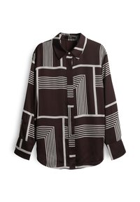 ALL-OVER PRINT - Overhemdblouse - dark espresso
