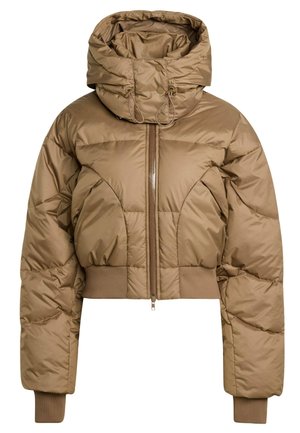 CROPPED PADDED - Vinterjacka - brown moss