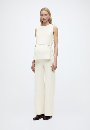 Anna Field MAMA SLEVELESS MATERNITY SET - Püksid - silver birch