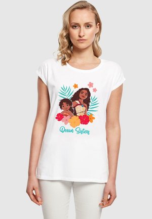 MOANA AND SIMEA - SISTERS  - Print T-shirt - white