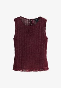 Selected, burgundy red