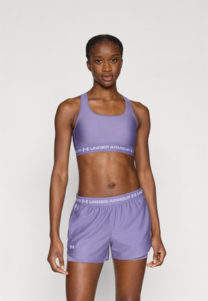 CROSSBACK MID BRA - Vidēja atbalsta sporta krūšturis - purple luxe/purple crest