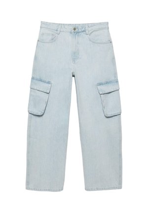 CARGO - Jeans baggy - light blue denim
