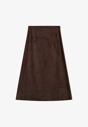 Dobber, ROMY SKIRT - A-Linien-Rock - brown