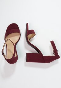 New Look Sandali con tacco - dark red
