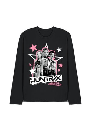 NETFLIX, KPOP DEMON HUNTERS HUNTRIX SCRAPBOOK STARS - Langarmshirt - black