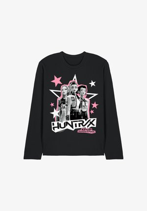 NETFLIX, KPOP DEMON HUNTERS HUNTRIX SCRAPBOOK STARS - Langarmshirt - black