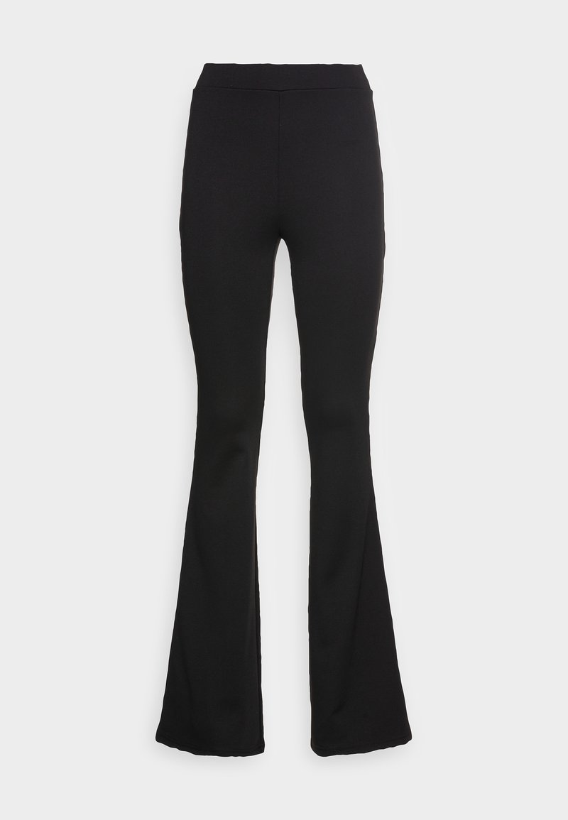 TOM TAILOR DENIM FLARED LEGGINGS Trousers deep black/black Zalando