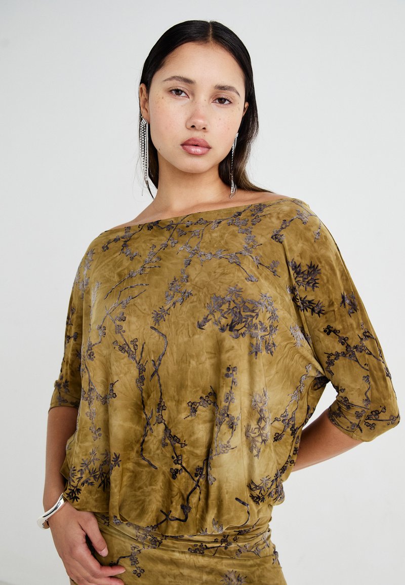 Jaded London OPHIDIAN DEVORE BACKLESS MINI DRESS - Jersey dress - brown - Zalando.ie Jaded London OPHIDIAN DEVORE BACKLESS MINI DRESS - Jersey dress - brown - Zalando.ie