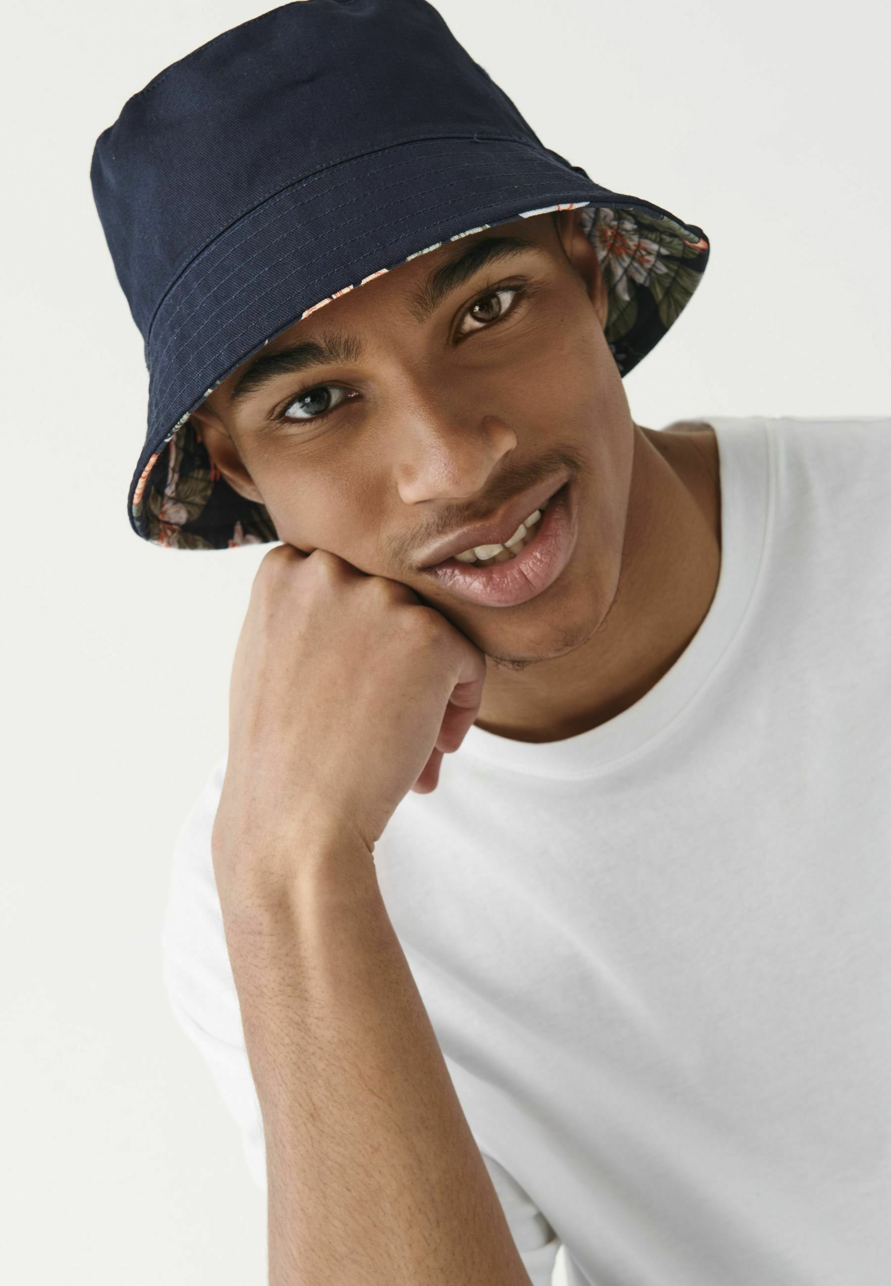 Next REVERSIBLE BUCKET - Hat - navy 