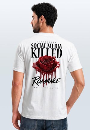 Neverless, Print T-shirt - weiß