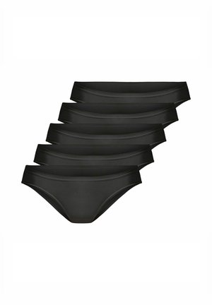 5 PACK - Bikini-Hose - schwarz