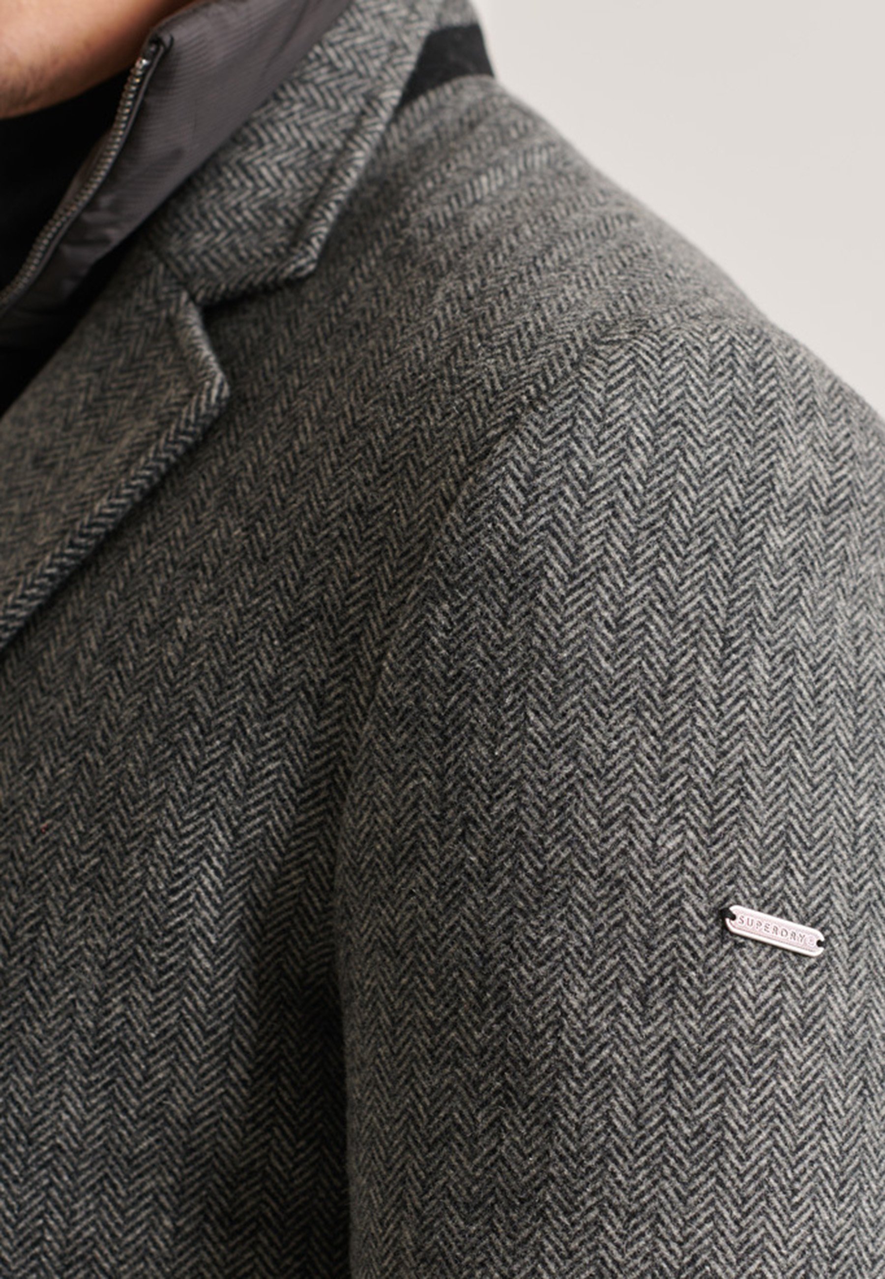 Superdry Classic coat - grey 