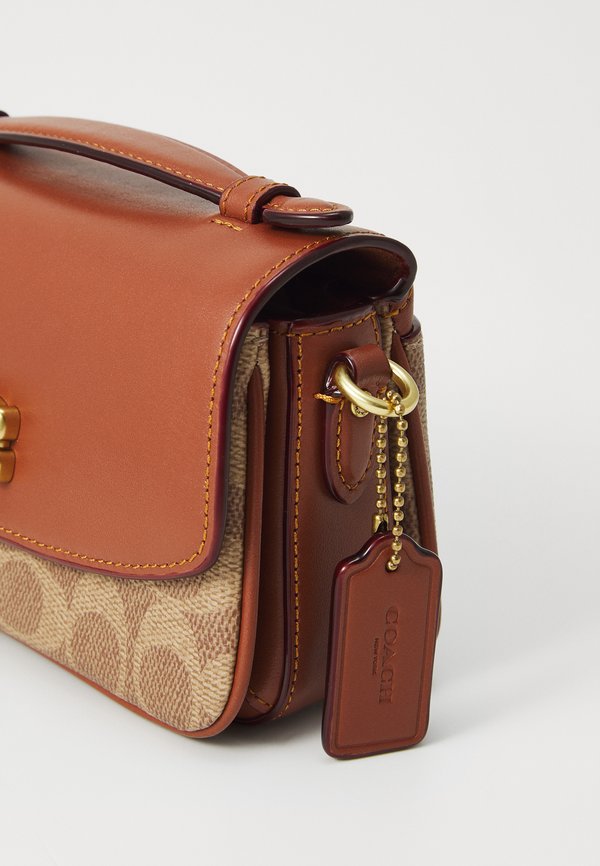 SIGNATURE CASSIE CROSSBODY - Handbag - tan caramel4